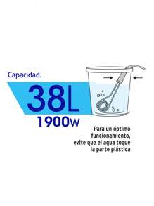 #10 38L Water Immersion Heater, 1900W - 灰色 - 查看 4