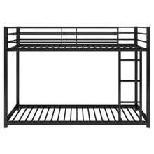 Nestfair Twin over Twin Metal Bunk Bed with Ladder