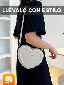 Mini Heart Bag - Black - View 2