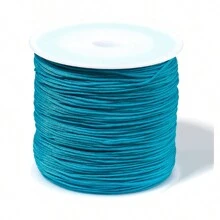 1 rollo de hilo de Macramé chino con nudo celta, hilo de nylon de 0.8mm para pulseras, trenza para borlas, abalorios, hilo de Shamballa para hacer joyas - 1 volumen - Ver 12