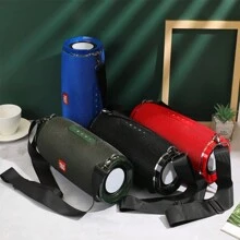 High Power TG187 Wireless Portable Speaker Waterproof Column Speakers Subwoofer Boom Box - Red - View 1