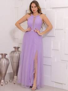 Women Prom & Evening Dresses - 紫丁香色 - 查看 1