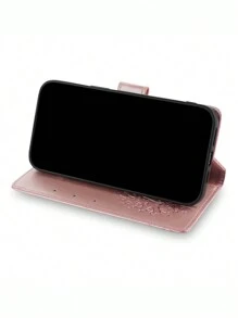 keyunfei 1入組玫瑰金扣設計卡包翻蓋手機殼，帶有鹿和樹圖案，兼容 iphone 13/galaxy S20 Fe/華為 P20 Pro/redmi 9a/xiaomi 11 Lite/oneplus Nord Ce 2 Lite 5g