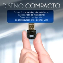 Mini Adaptador USB Bluetooth 5.0 Para Pc Laptop O Computadora Teclado Auriculares Mouse Bocina - Negro - Ver 7