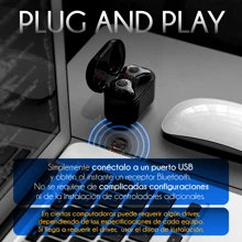 Mini Adaptador USB Bluetooth 5.0 Para Pc Laptop O Computadora Teclado Auriculares Mouse Bocina - Negro - Ver 8