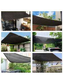 1片普通花園遮陽網,遮蔭、遮蔽、防曬等戶外用途 - 黑色 - 查看 8