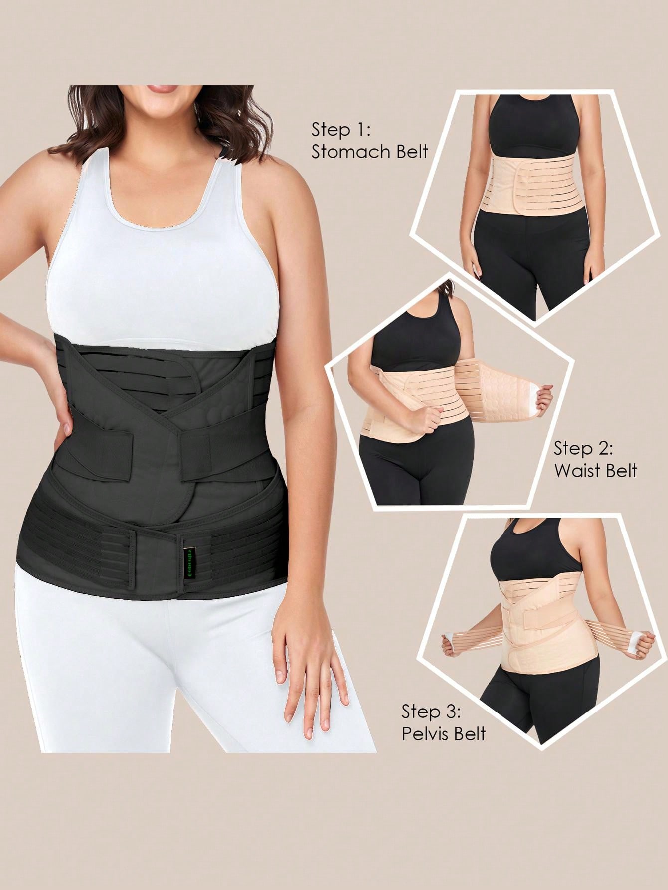 Postpartum Support Recovery Belly Wrap SHEIN USA