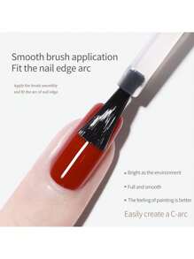 annies 15毫升/瓶 玻璃镀层水晶钢硬化美甲底油套装，耐磨、持久、超亮泽、超强韧，白色瓶装指甲油 - 無色 - 查看 2