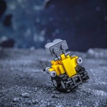 機器人套件、教育益智積木玩具、建築套裝、適合 8-13 歲男孩和女孩 DIY 玩具 - 黃色 - 查看 3