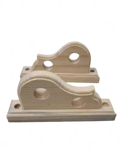 Par de Cortineros Cabezal Cortina Soporte Para Cortina