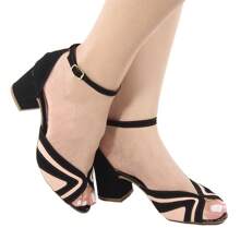 Women Heeled Sandals - màu đen - Xem 1