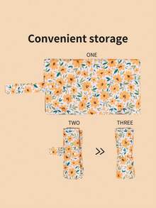 2PCS Waterproof fabric Charcoal inner Baby diaper changing Mat