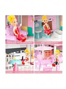 Casa De Muñecas Dream Angel Armable 52x 60 Cm