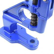 Hand Press Heavy Duty Eyelet Grommet Machine Punch Tool Grommet Rivet Press Tool Press Machine - Blue - View 4