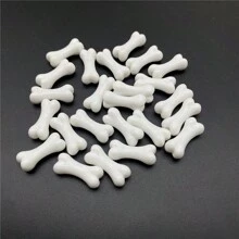 20pcs 9x20mm Bone Shaped Acrylic Beads For Necklace, Bracelet, Earring, Pendant Diy Jewelry Making