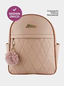 Women Fashion Backpacks - Beige - View 2