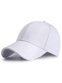 女用棒球帽，日常使用防曬禮物，適合休閒 - 白色 - 查看 1