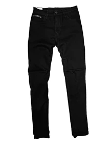 Pantalón Negro Hombre Skinny Men Tubo Strech Mezclilla Liso Entubado - Negro - Ver 6