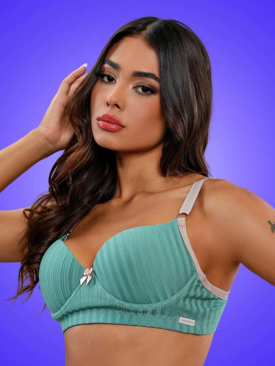 Women Bras & Bralettes - 薄荷綠 - 查看 1