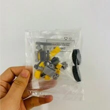 機器人套件、教育益智積木玩具、建築套裝、適合 8-13 歲男孩和女孩 DIY 玩具 - 黃色 - 查看 4