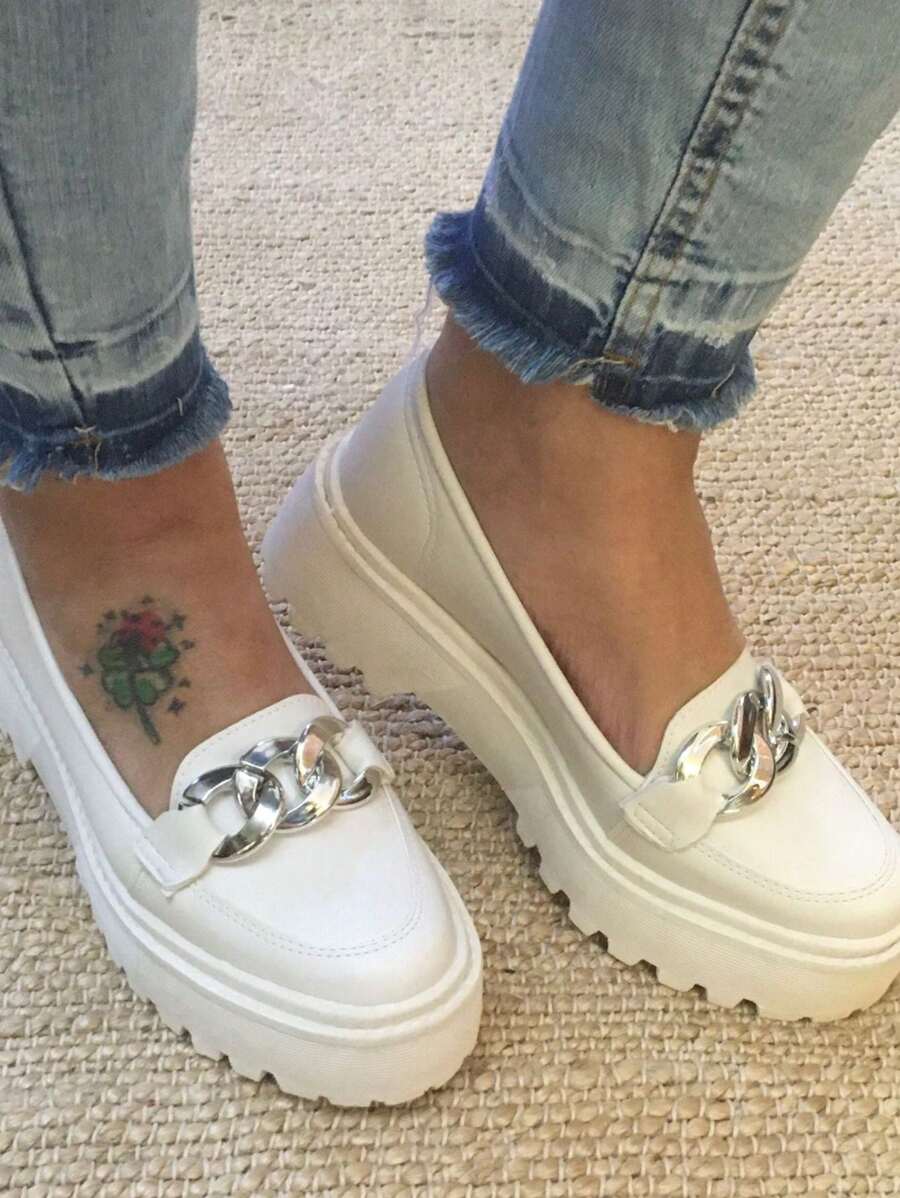 Women Wedges & Flatform - 米色 - 查看 1
