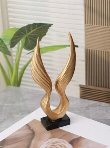 1pc European Style Creative Luxury Resin Craft Eagle Statue, Suitable For Office, Study, Bookshelf, Living Room, Desk, Hallway And Home Decorations - Multicolor - View 3