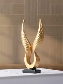 1pc European Style Creative Luxury Resin Craft Eagle Statue, Suitable For Office, Study, Bookshelf, Living Room, Desk, Hallway And Home Decorations - Multicolor - View 6