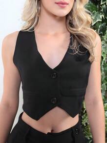 Women Two-piece Outfits - 黑色 - 查看 3