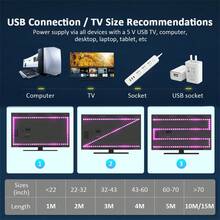 1捲智能app Rgb Led燈帶 Usb Smd5050 30 Led/米 Diy Fpc柔軟led電視電腦桌面背景裝飾燈 - 彩色 - 查看 8