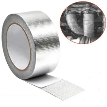 1捲鋁箔膠帶,耐高溫、防水、防陽光、防黴菌,加厚,防火且自粘