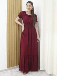 Vestido Longo De Festa Tem Forro Com Elástico