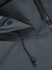YOMEGO Veste Coupe-vent En Plein Air Pour Homme, Imperméable, Séchage Rapide, Confortable, Respirante, À Capuche Et Transportable, Imperméable À 10000 Mm, Vêtements De Gym Pour Hommes En Tissu Haute Technologie Trois Couches Avec Technologie De Colle À Trois Couches, Convient Aux Voyages En Plein Air, À L'alpinisme, À La Randonnée, Au Camping, Au Cyclisme, En Unisexe De Printemps, D'été Et D'automne