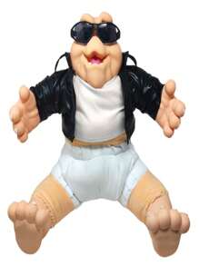 Muñeco Nene Consentido Dino Rock con Sonidos - Negro - Ver 4