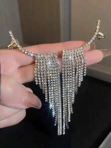 Hoa tai cô dâu - Bạc - Xem 2