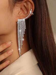 Hoa tai cô dâu - Bạc - Xem 4