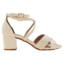 Women Heeled Sandals - Màu be - Xem 6