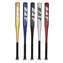 1pc 20-Inch Aluminum Alloy Baseball Bat, Self-Defense Weapon Equipment - Multicolor - View 1