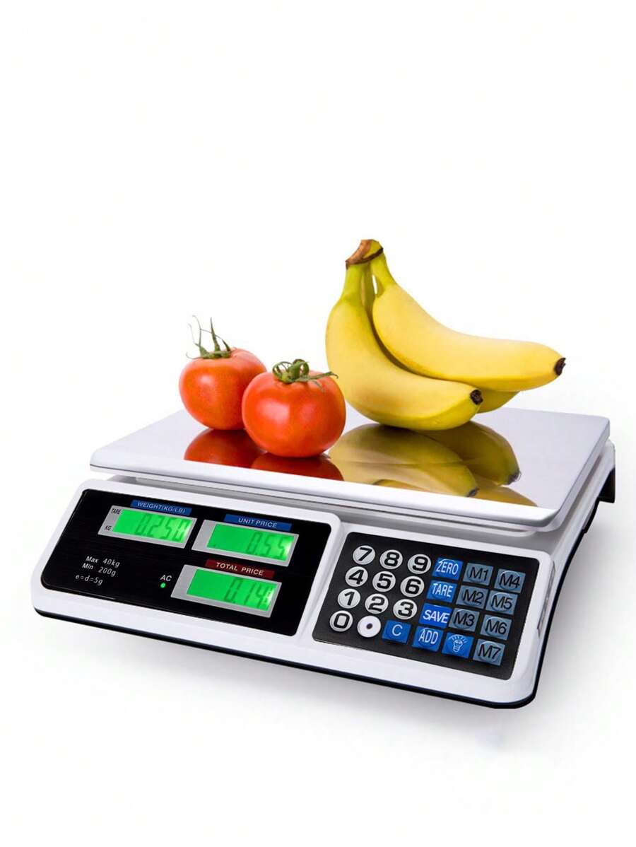 1 pieza electrónico peso para fruta con vegetal 40KG - Multicolor - Ver 1