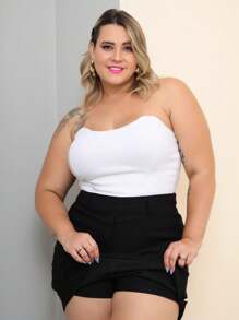 Plus Size Skirts - Negro - Ver 3