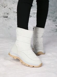 Botas de nieve de mujeres exterior - Blanco - Ver 3