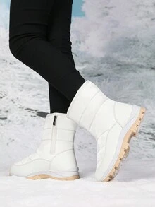 Botas de nieve de mujeres exterior - Blanco - Ver 2