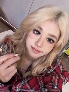 1 副煉乳咖啡彩色隱形眼鏡每年使用 14.5 毫米萬聖節 - 煉乳咖啡 - 查看 4