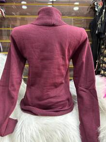 Women Sweaters - Gỗ đỏ - Xem 2