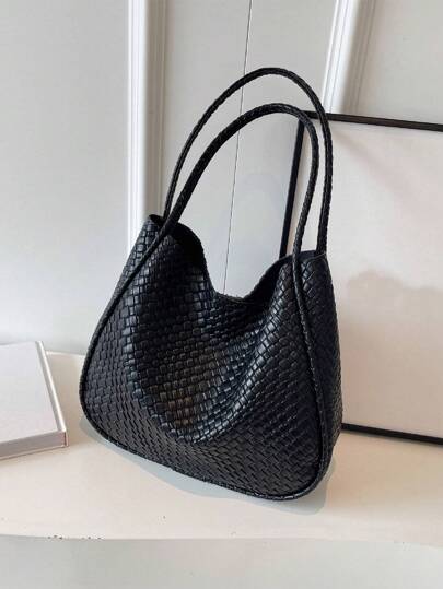 大容量单肩包，通勤、休闲、工作必备，复古高端质感，简约时尚手提包，百搭休闲，适合女性，吸睛女士工作包