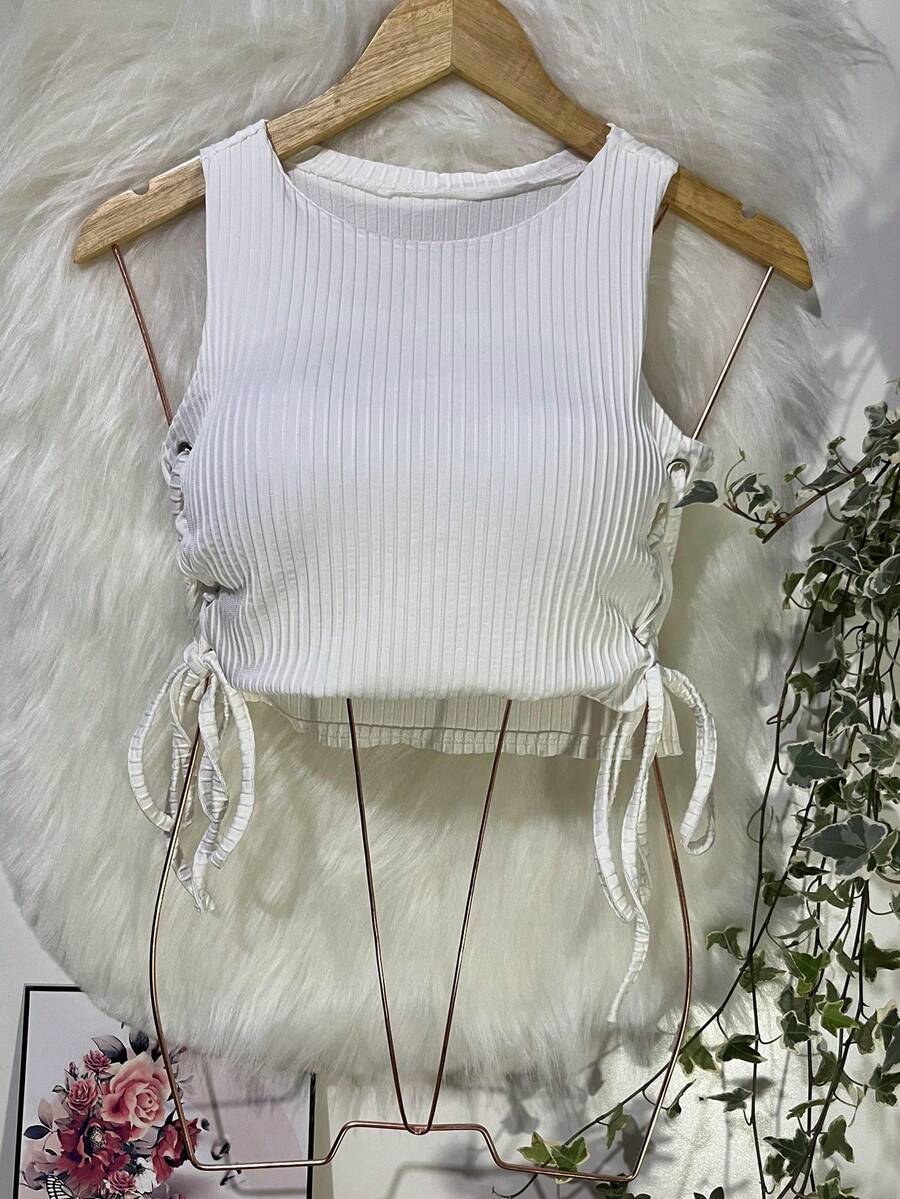 Women Tank Tops & Camis - Màu be - Xem 1
