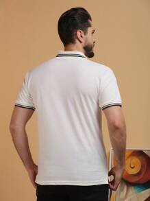 Men Polo Shirts - Beige - View 7