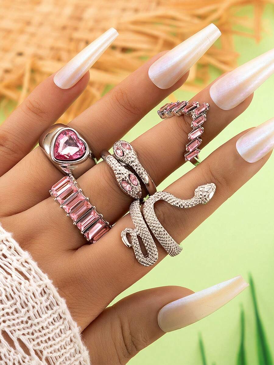 Bộ nhẫn - Nhiều màu - Xem 1