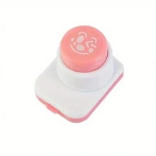 1pc, Seaweed Nori Punch Embossing Device Cutter, Smile Wink Face Rice Ball Onigiri Mould, DIY Sushi Tool, For Lunch Box Bento Box Decoration, Kitchen Gadgets, Kitchen Accessories, Kitchen Stuff - Pink - View 3