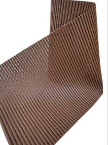 Passadeira Emborrachada E Antiderrapante Vendia Por Metro Varias Estampas Cozinha De Qualidade - Castanho - Visão 3