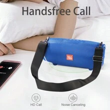 High Power TG187 Wireless Portable Speaker Waterproof Column Speakers Subwoofer Boom Box - Red - View 3